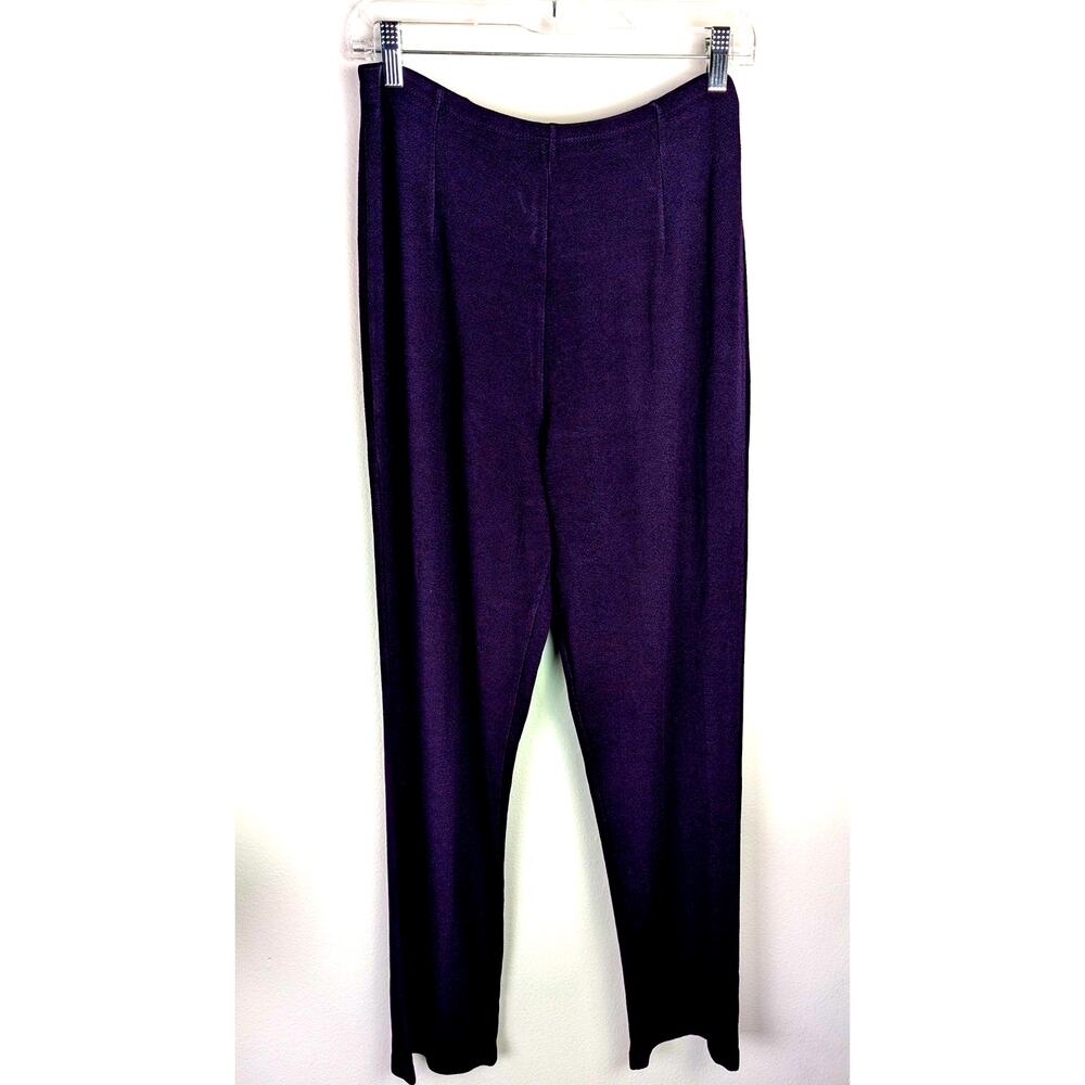 Vtge 90's Draper and Damon stretch Deep Plum pullon pants Made in Canada Large